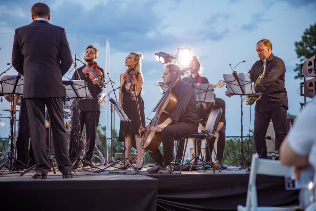 violonistes orchestre mariage