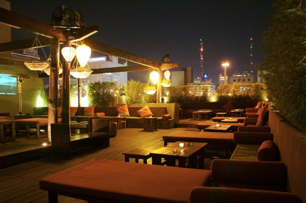 afterwork organisation rooftop restaurant